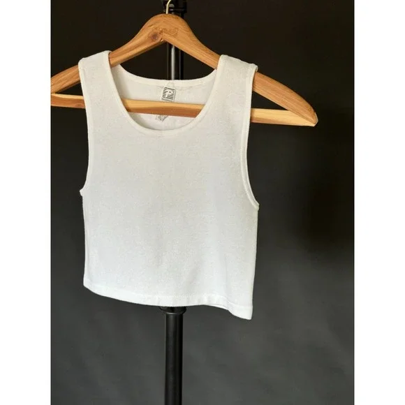 Vintage Paris Accessories, Inc Women's Tank Top XL Paris Vintage Fashion White - Picture 2 of 7
